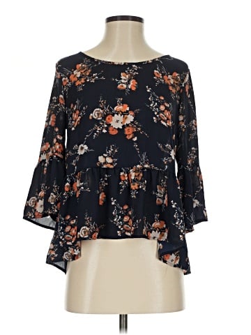 Sienna Sky 3/4 Sleeve Blouse (view 1)