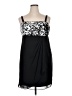 R&M Richards 100% Polyester Black Cocktail Dress Size 16 Petite - photo 1