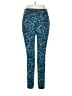 T by Talbots Print Blue Active Pants Size Lg Petite - photo 1