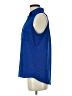 Express Outlet 100% Polyester Blue Sleeveless Blouse Size S - photo 5