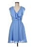 Miami 100% Polyester Blue Cocktail Dress Size M - photo 1