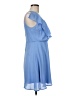 Miami 100% Polyester Blue Cocktail Dress Size M - photo 4