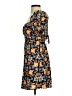 Bebop 100% Polyester Print Orange Casual Dress Size XS - photo 5