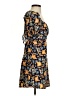 Bebop 100% Polyester Print Orange Casual Dress Size XS - photo 4