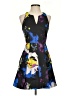 Milly Graphic Black Cocktail Dress Size 0 - photo 1