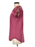 Express Burgundy Short Sleeve Blouse Size S - photo 5