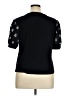 CeCe Black Short Sleeve Top Size XL - photo 2