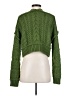Cider 100% Acrylic Green Cardigan Size S - photo 2