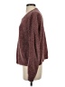 Express Tweed Burgundy Pullover Sweater Size S - photo 5