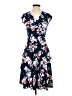Elle Floral Blue Casual Dress Size S - photo 1