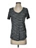 Athleta Tweed Gray Short Sleeve T-Shirt Size XS - photo 1