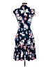 Elle Floral Blue Casual Dress Size S - photo 2