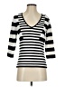 Cache Black 3/4 Sleeve Top Size S - photo 1