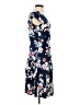 Elle Floral Blue Casual Dress Size S - photo 4