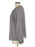 Studio M Gray Long Sleeve Blouse Size M - photo 5