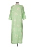 Unbranded 100% Polyester Green Casual Dress Size M - photo 2