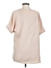 Shein 100% Polyester Pink Tan Short Sleeve Blouse Size S - photo 2