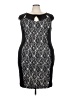 Studio M 100% Polyester Black Cocktail Dress Size 22 - photo 1