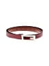 Unbranded 100% Leather Burgundy Leather Belt Size 8 - photo 1
