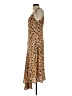 Forever 21 100% Polyester Animal Print Tan Casual Dress Size S - photo 5