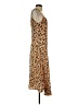 Forever 21 100% Polyester Animal Print Tan Casual Dress Size S - photo 4
