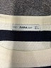 Zara Stripes Ivory Short Sleeve Top Size S - photo 7