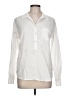 Merona Chevron-herringbone Ivory Long Sleeve Blouse Size L - photo 1