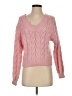No Boundaries Hearts Pink Pullover Sweater Size XXS - photo 1