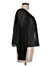 Gap 100% Polyester Black Long Sleeve Blouse Size L - photo 4