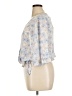 Sienna Sky 100% Polyester Blue 3/4 Sleeve Blouse Size XL - photo 5