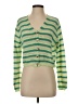 Princess Polly 100% Polyester Green Cardigan Size 2 - photo 1