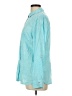 Tommy Hilfiger Paisley Teal Long Sleeve Blouse Size L - photo 5