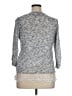 AB Studio 100% Polyester Gray 3/4 Sleeve Top Size XL - photo 2