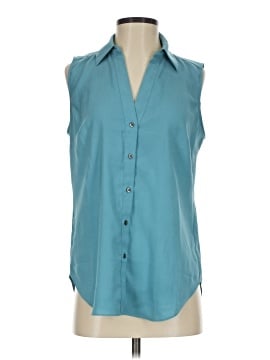 Ann Taylor Sleeveless Button Down Shirt