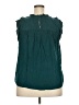 Old Navy 100% Rayon Teal Sleeveless Blouse Size 2X - photo 2