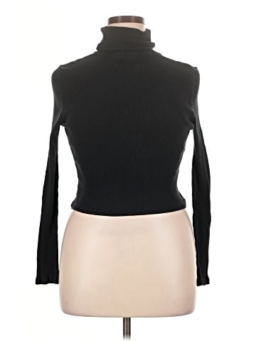 Topshop Long Sleeve Turtleneck (view 1)