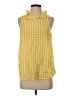 J.Crew Yellow Sleeveless Blouse Size S - photo 1