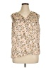 Nine West 100% Polyester Tan Sleeveless Blouse Size XL - photo 1