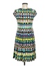Gabby Skye Print Green Casual Dress Size 6 - photo 2