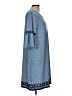 Max Edition Print Blue Casual Dress Size L - photo 4