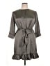 L.L.Bean 100% Silk Gray Casual Dress Size 14 - photo 1