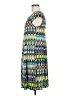 Gabby Skye Print Green Casual Dress Size 6 - photo 5