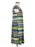 Gabby Skye Print Green Casual Dress Size 6 - photo 4