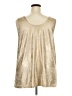Roaman's Metallic Gold Sleeveless Blouse Size 22 - 24 - photo 2