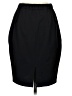 Express Solid Black Formal Skirt Size XS - photo 2