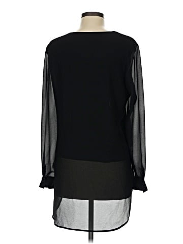 Joan Vass Long Sleeve Blouse (view 2)