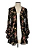 Altar'd State 100% Rayon Black Kimono Size S - photo 1