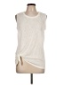 Bobeau Ivory Sleeveless Top Size L - photo 1