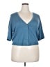 Torrid Teal Short Sleeve Top Size 3X Plus (3) - photo 1