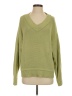 American Eagle Outfitters 100% Cotton Solid Green Pullover Sweater Size S - photo 1